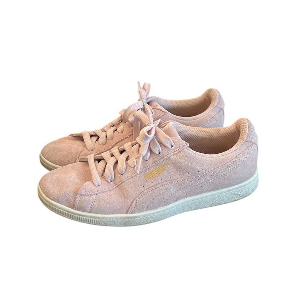 Pink Puma Suede Sneakers size 7.5